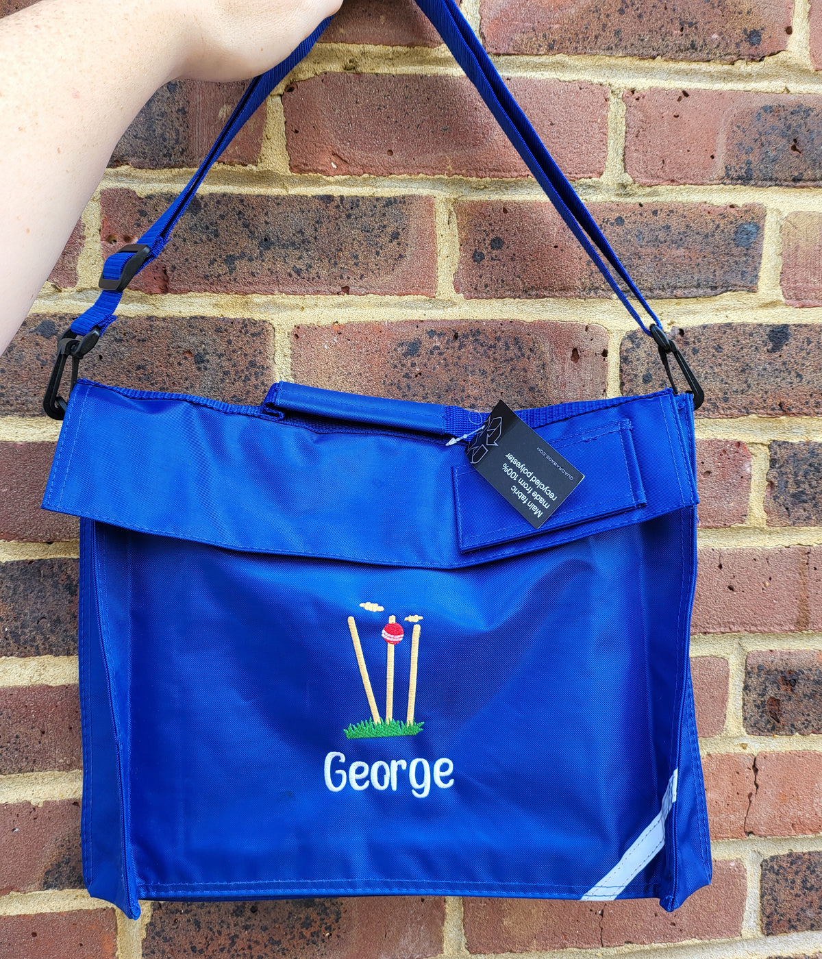 Bookbag with shoulder strap